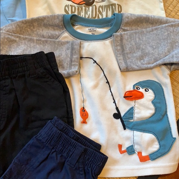 A 10 pc set mix of 5 onesies, 2 tops and 3 shorts - Picture 6 of 12